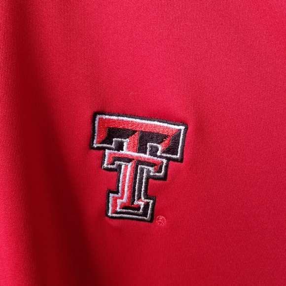 Texas Tech Level wear Sport Team Polo Golf Shirt Men soft Material Size M - Picture 2 of 7